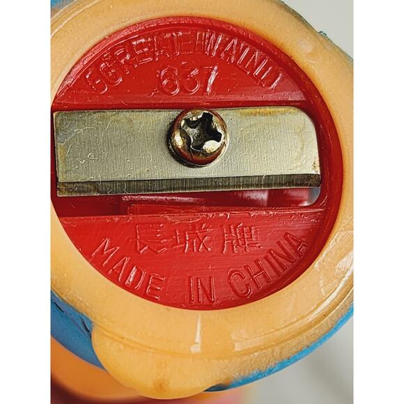 Pencil Sharpener Piglet Pig Piggy Figurine 2 1/2" Great Wall #637 Rubber 80s x2 - Picture 13 of 16